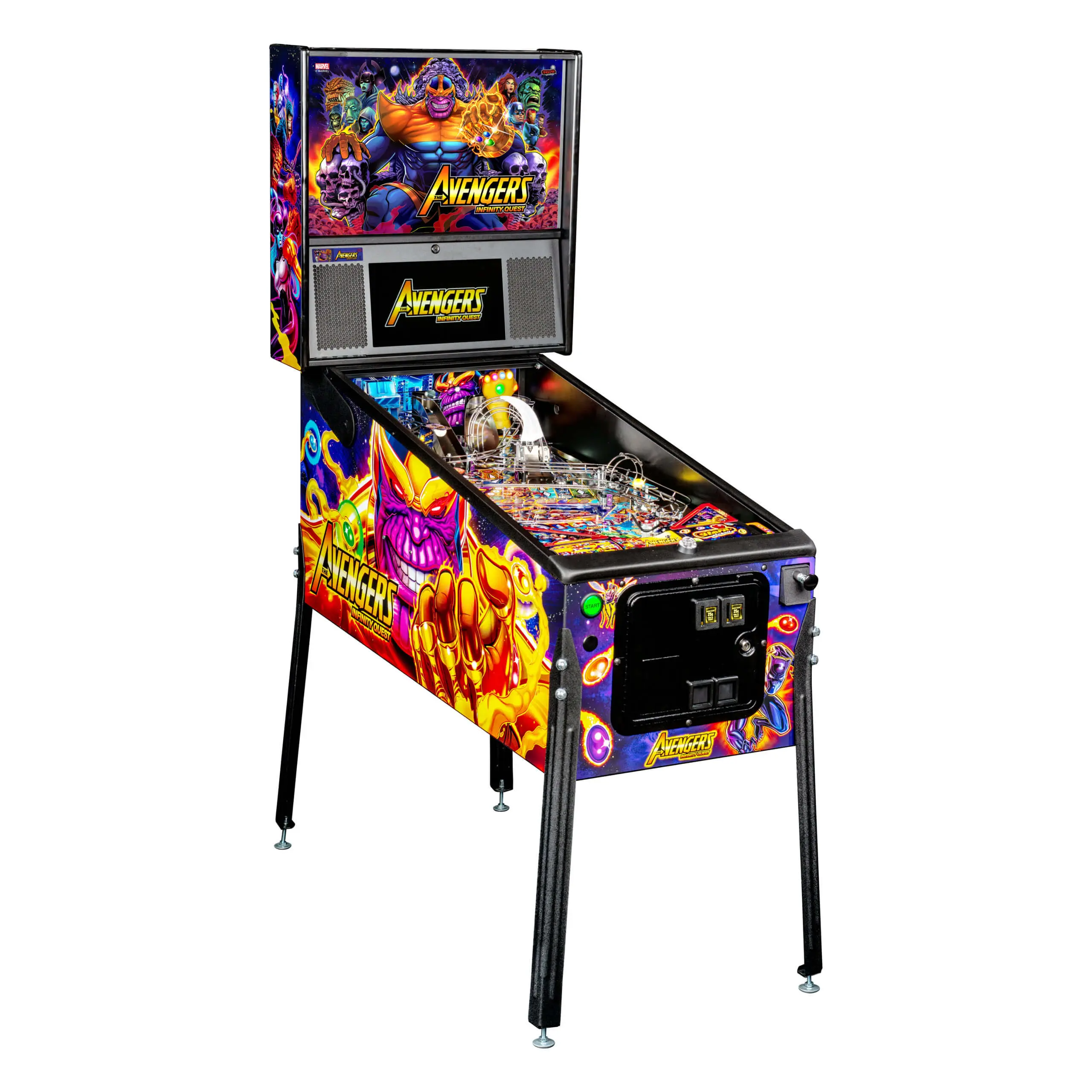 Avengers Infinity Quest Premium Pinball Machine - Image 3