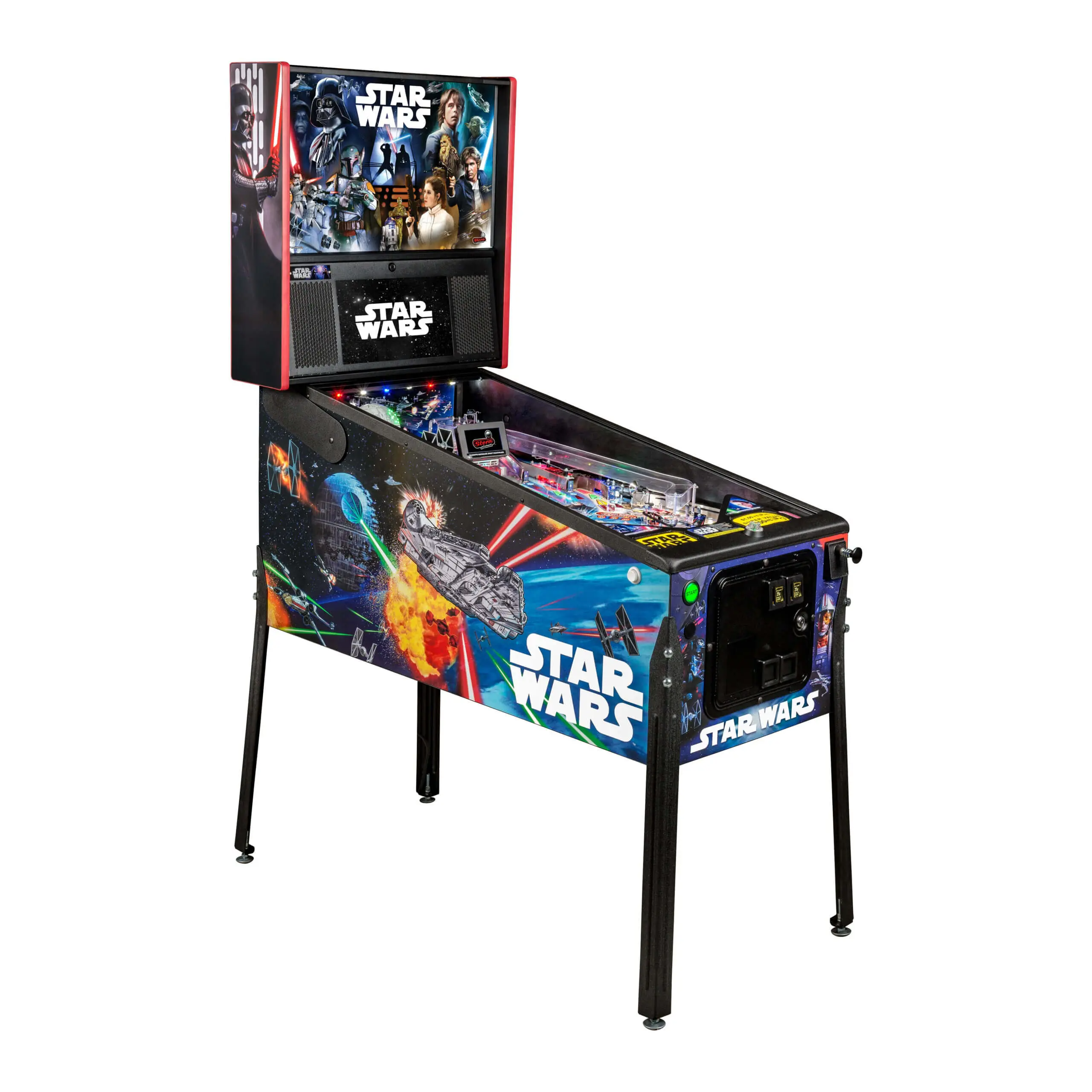 Star Wars Premium Comic Art Pinball Machine by Stern