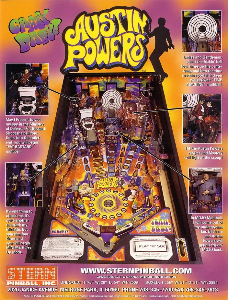 Austin Powers Pinball Machine | Pinball Machine Europe
