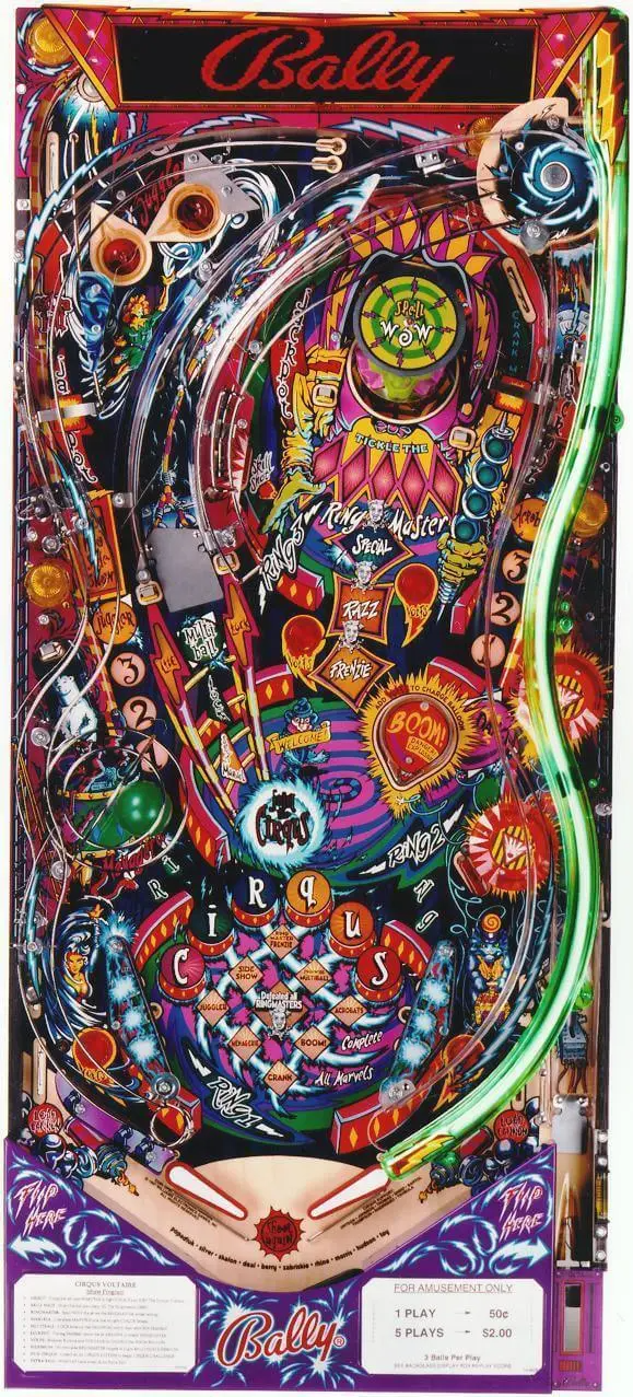 Cirqus Voltaire Pinball Machine - Image 5