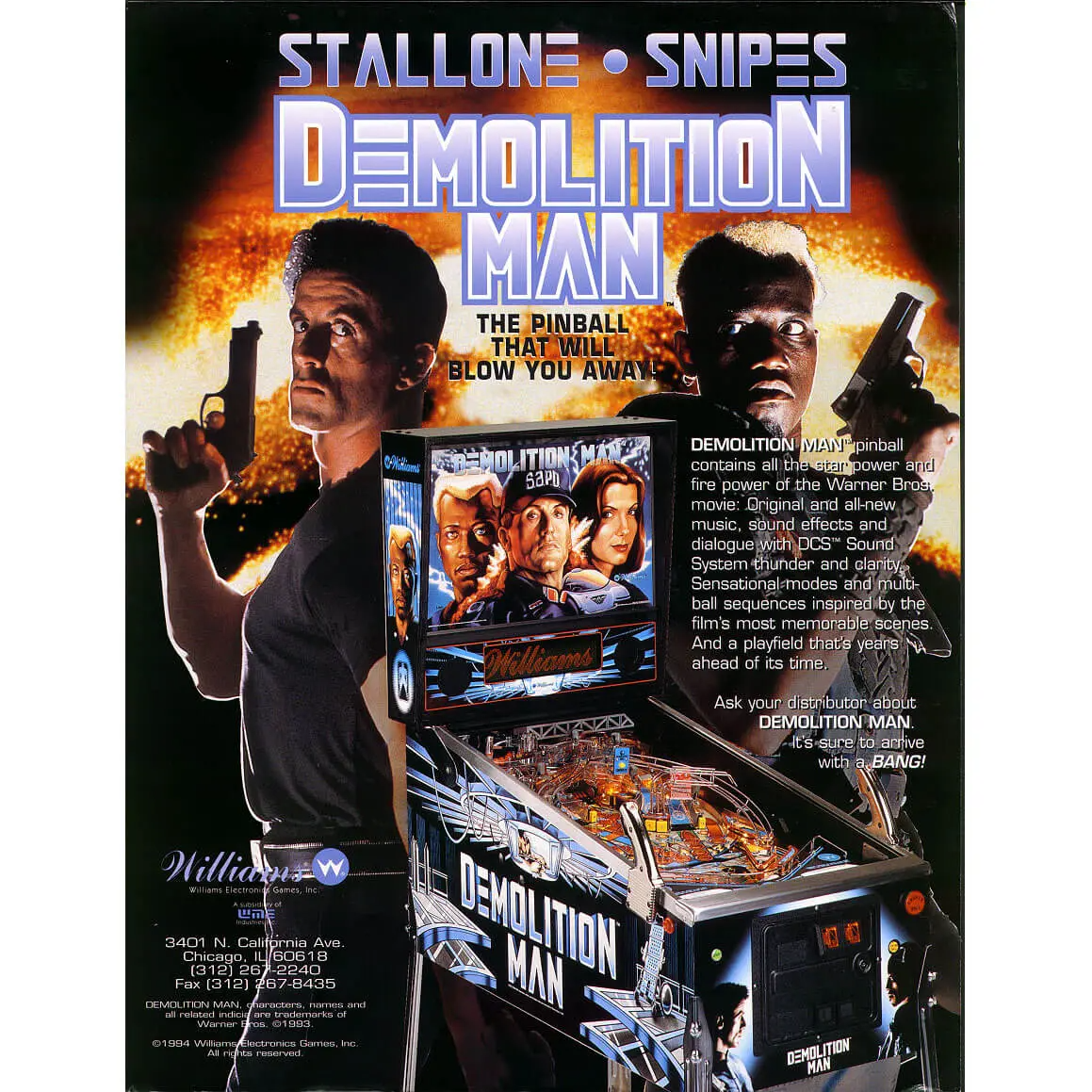 Demolition Man Pinball Machine - Image 5