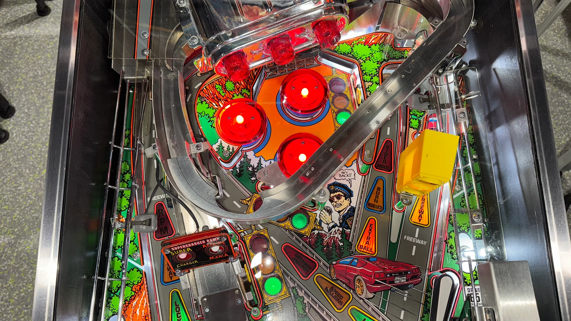 Getaway High Speed II Pinball Machine by Williams 1992 - Image 9