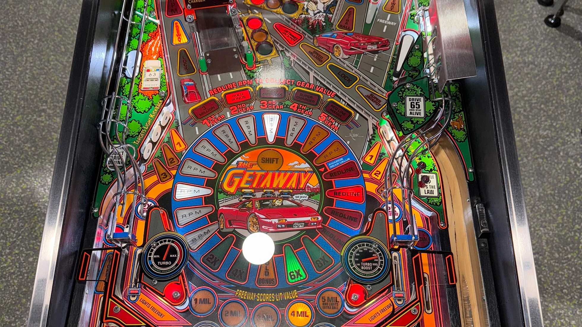 Getaway High Speed II Pinball Machine by Williams 1992 - Image 8