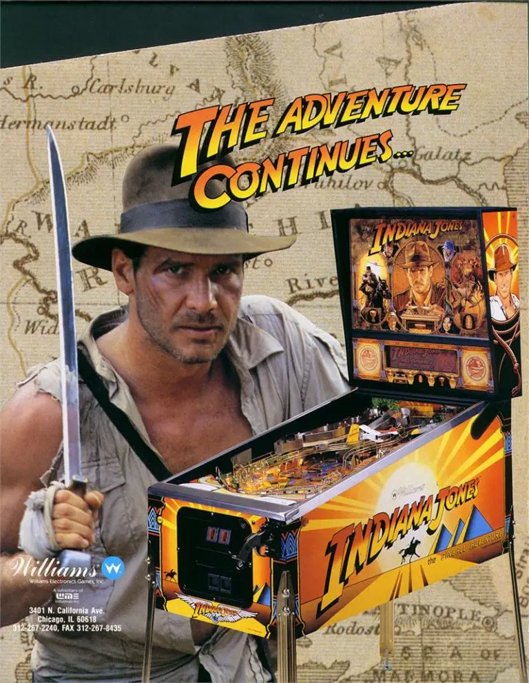 Indiana Jones Pinball Machine - Image 3