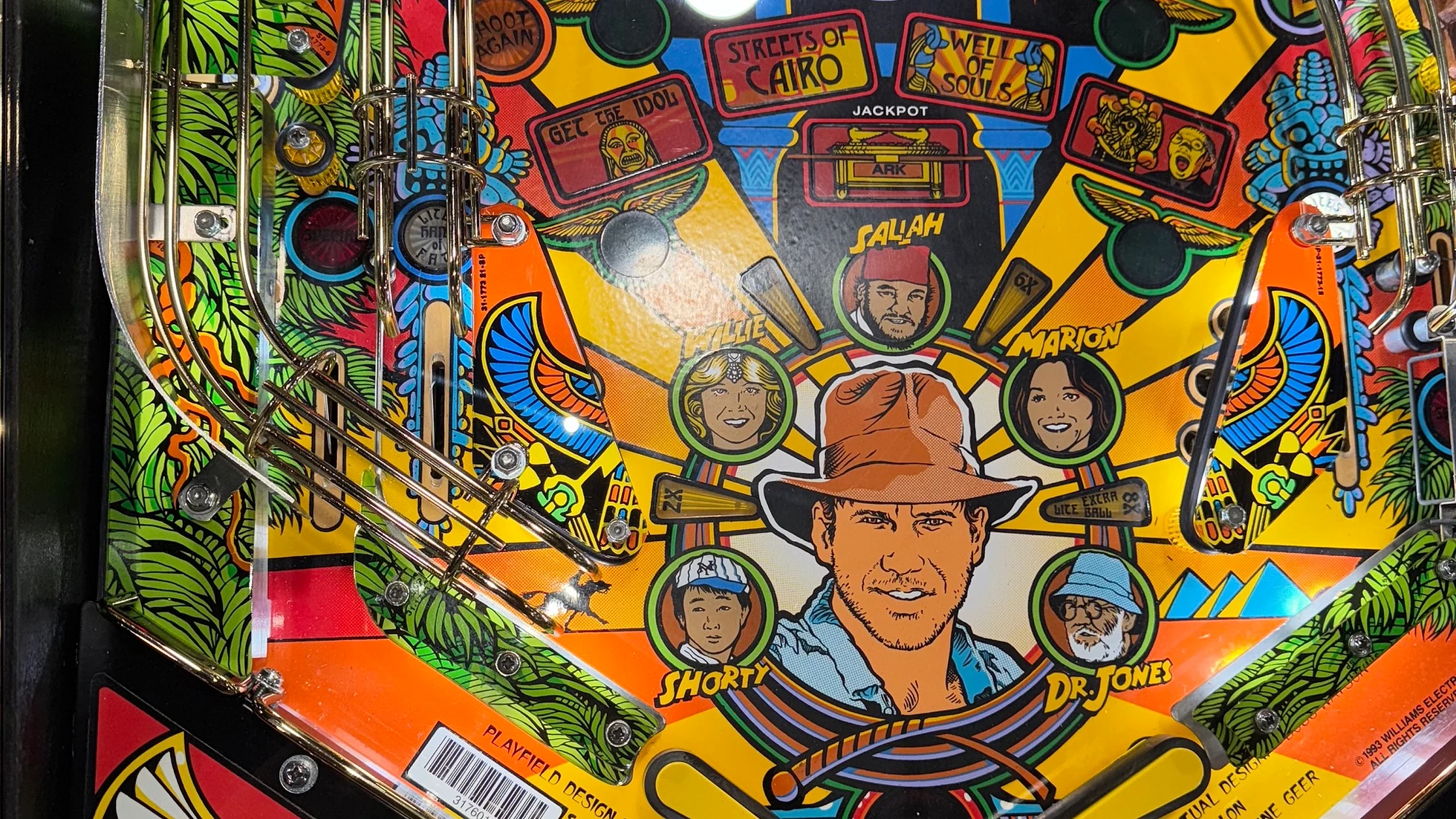Indiana Jones Pinball Machine by Williams - Image 4