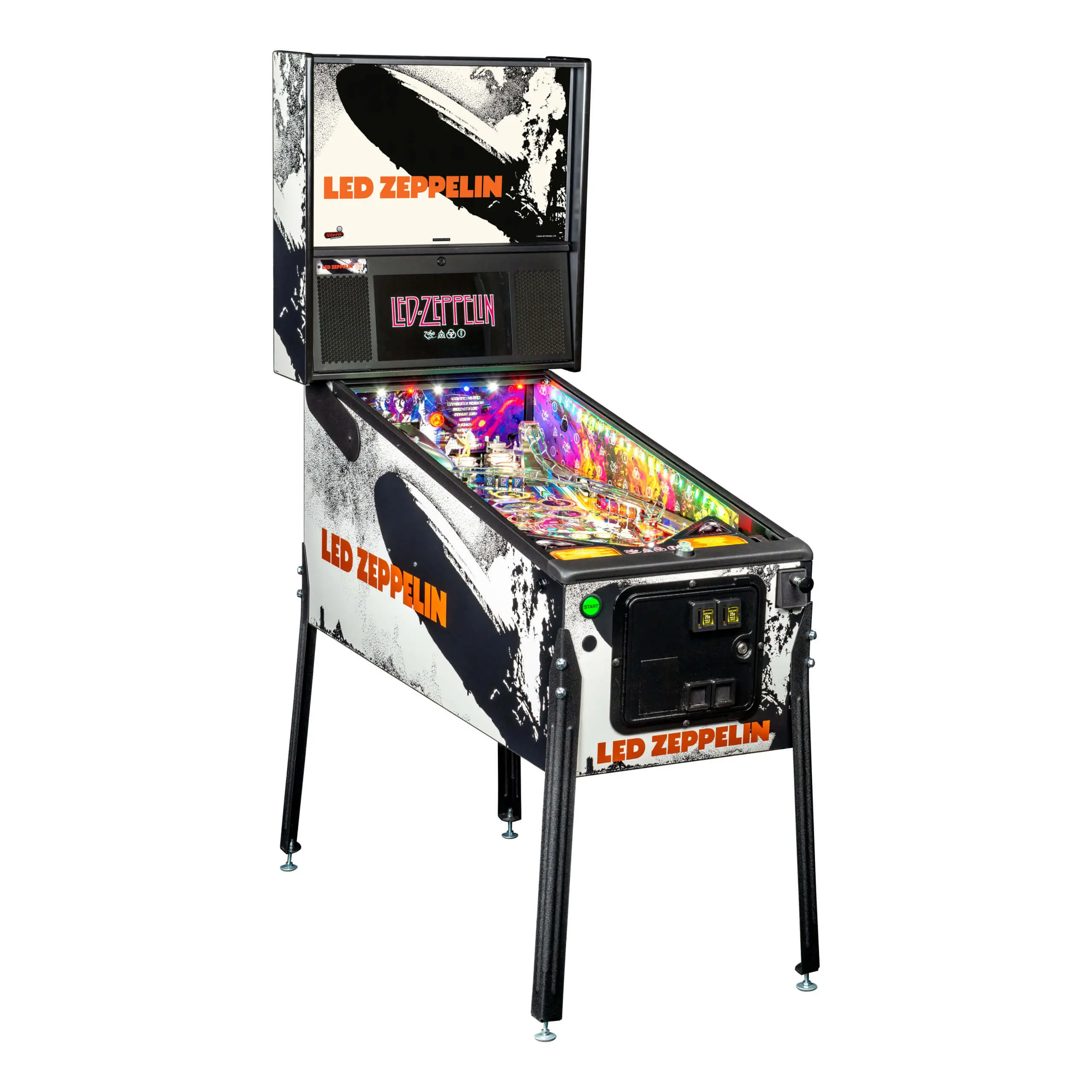 Led Zeppelin Pro Pinball Machine