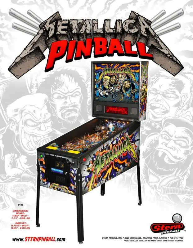 Metallica Pro Pinball Machine - Image 7