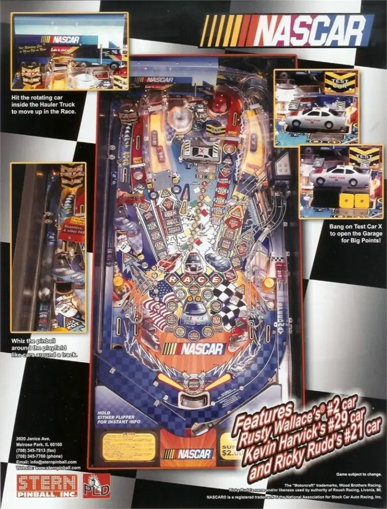 NASCAR Pinball Machine - Image 7