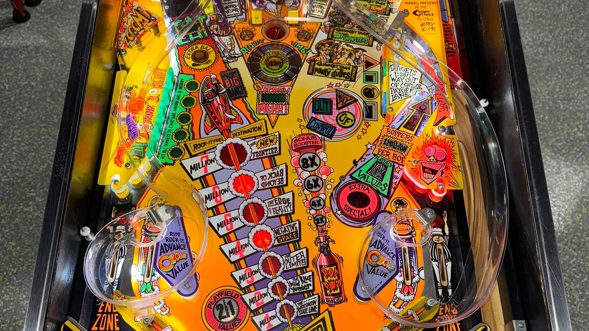 Party Zone pinball machine by Bally 1991 - Image 5