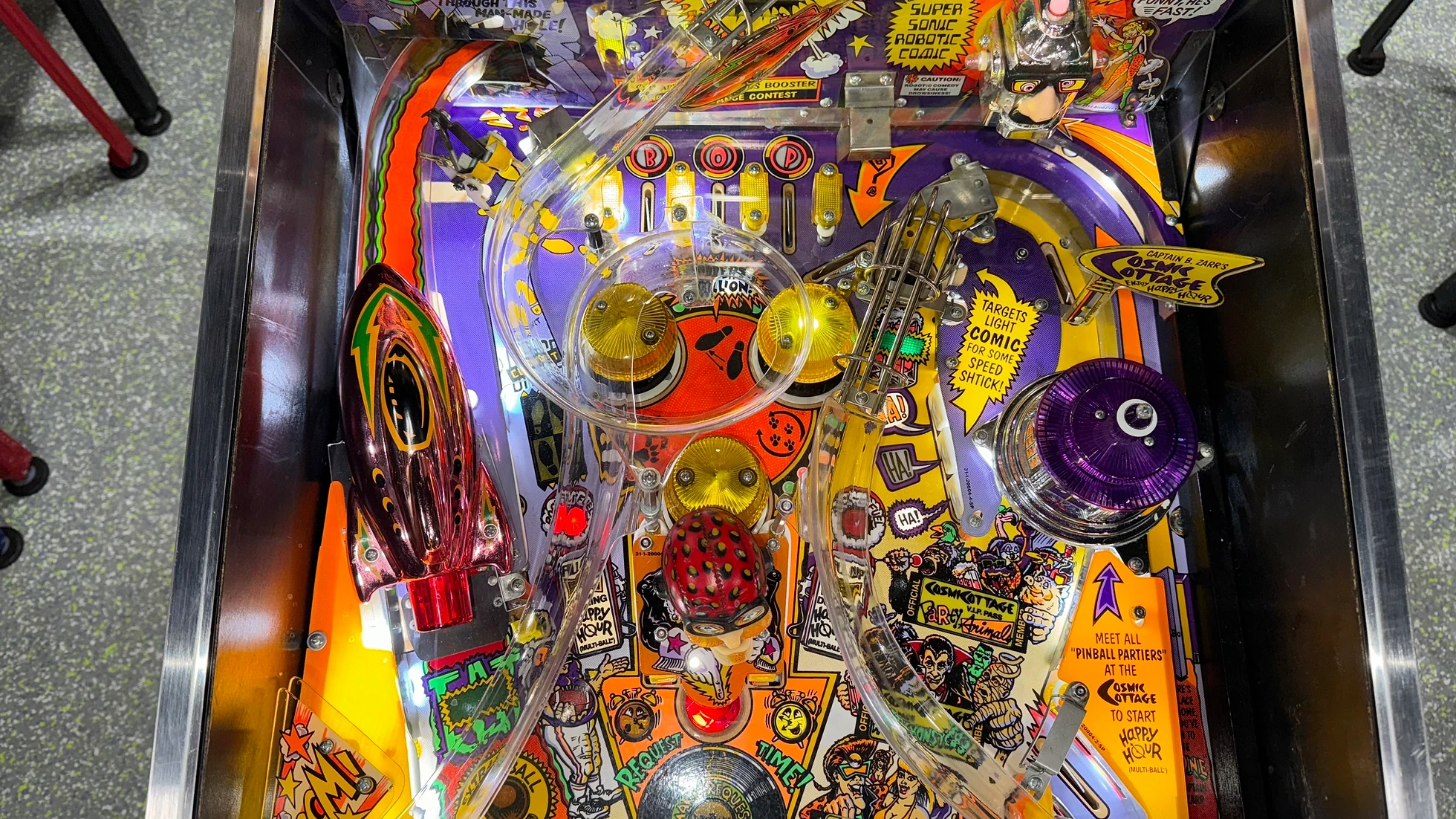 Party Zone pinball machine by Bally 1991 - Image 4