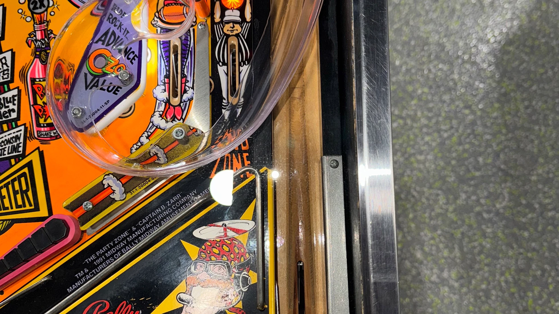 Party Zone pinball machine by Bally 1991 - Image 14