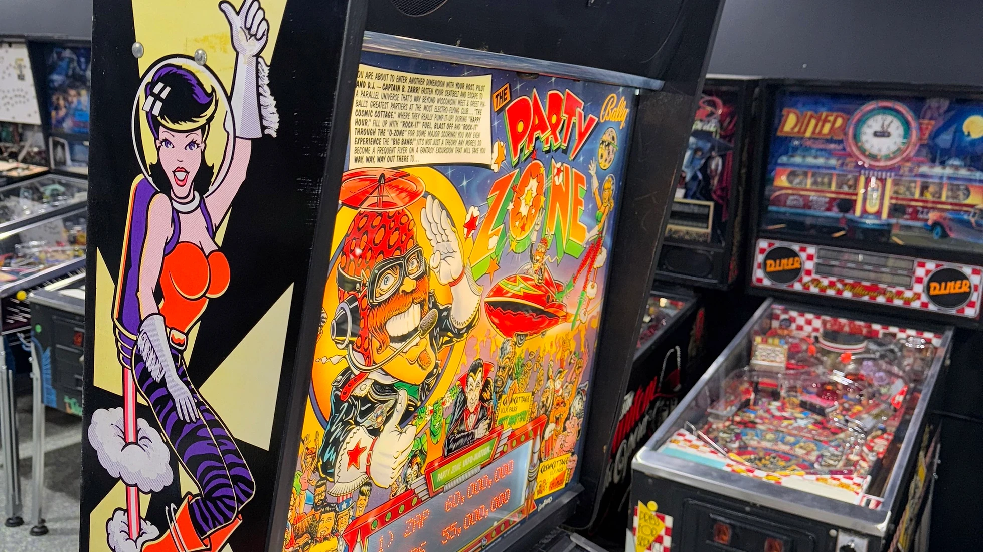 Party Zone pinball machine by Bally 1991 - Image 11