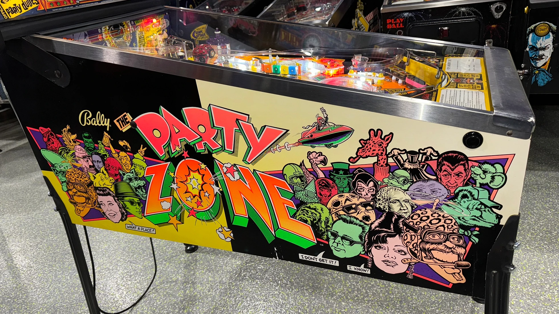 Party Zone pinball machine by Bally 1991 - Image 7