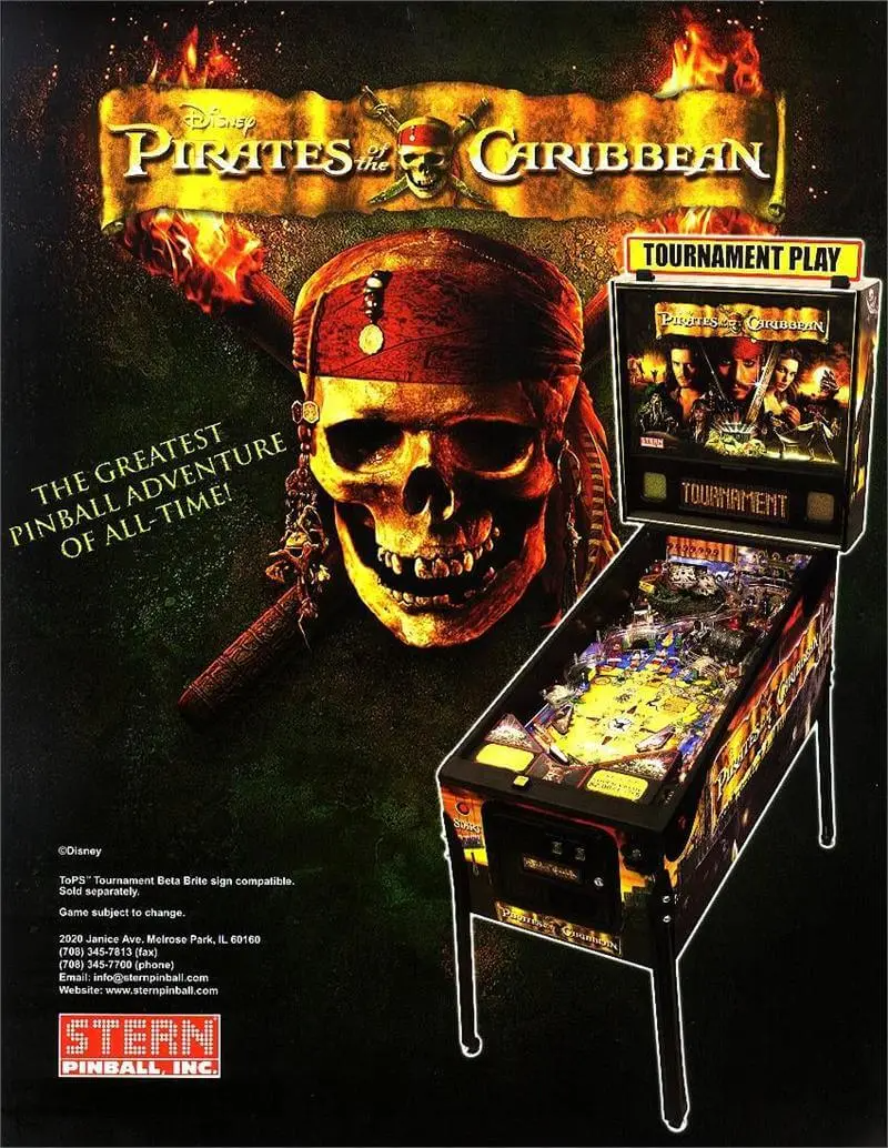 Pirates of the Caribbean Pinball Machine - Image 9