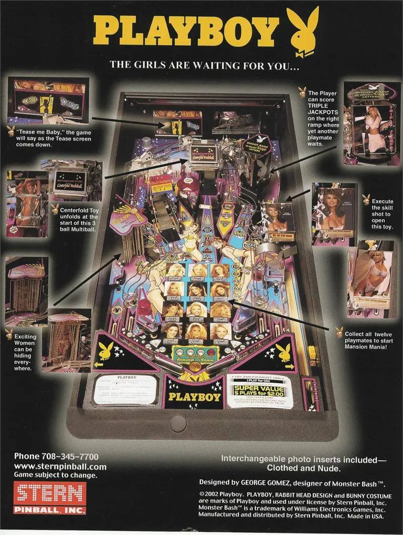 Playboy Pinball Machine - Image 7