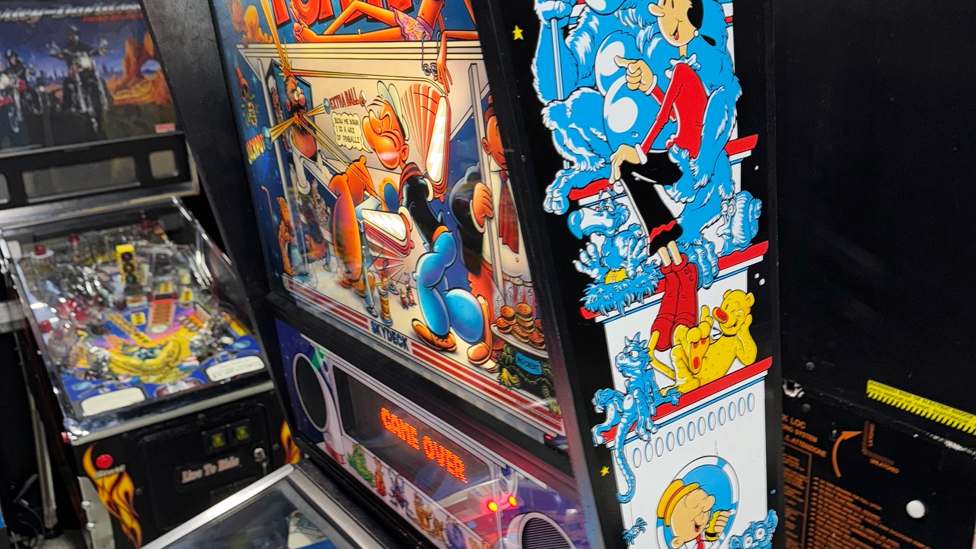 Popeye Saves the Earth pinball machine by Bally 1994 - Image 7