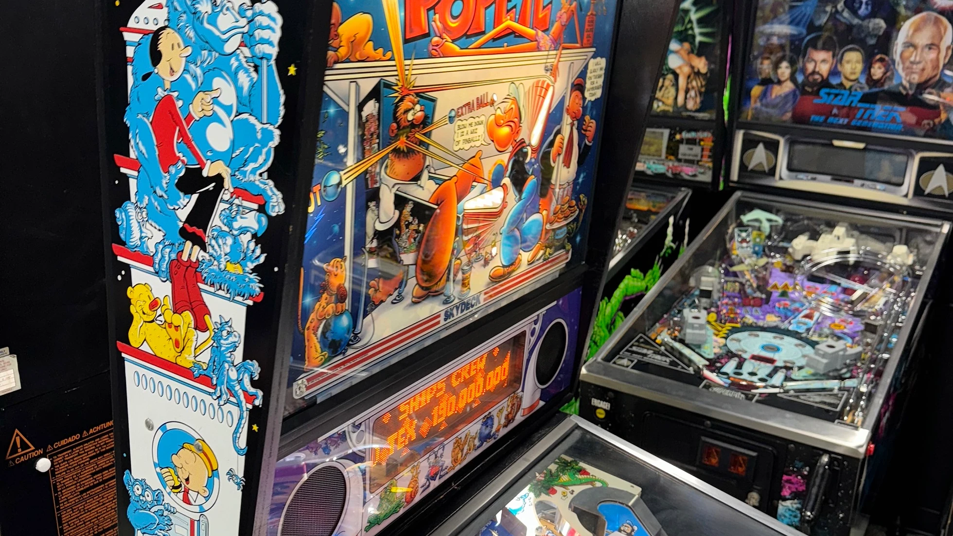 Popeye Saves the Earth pinball machine by Bally 1994 - Image 6