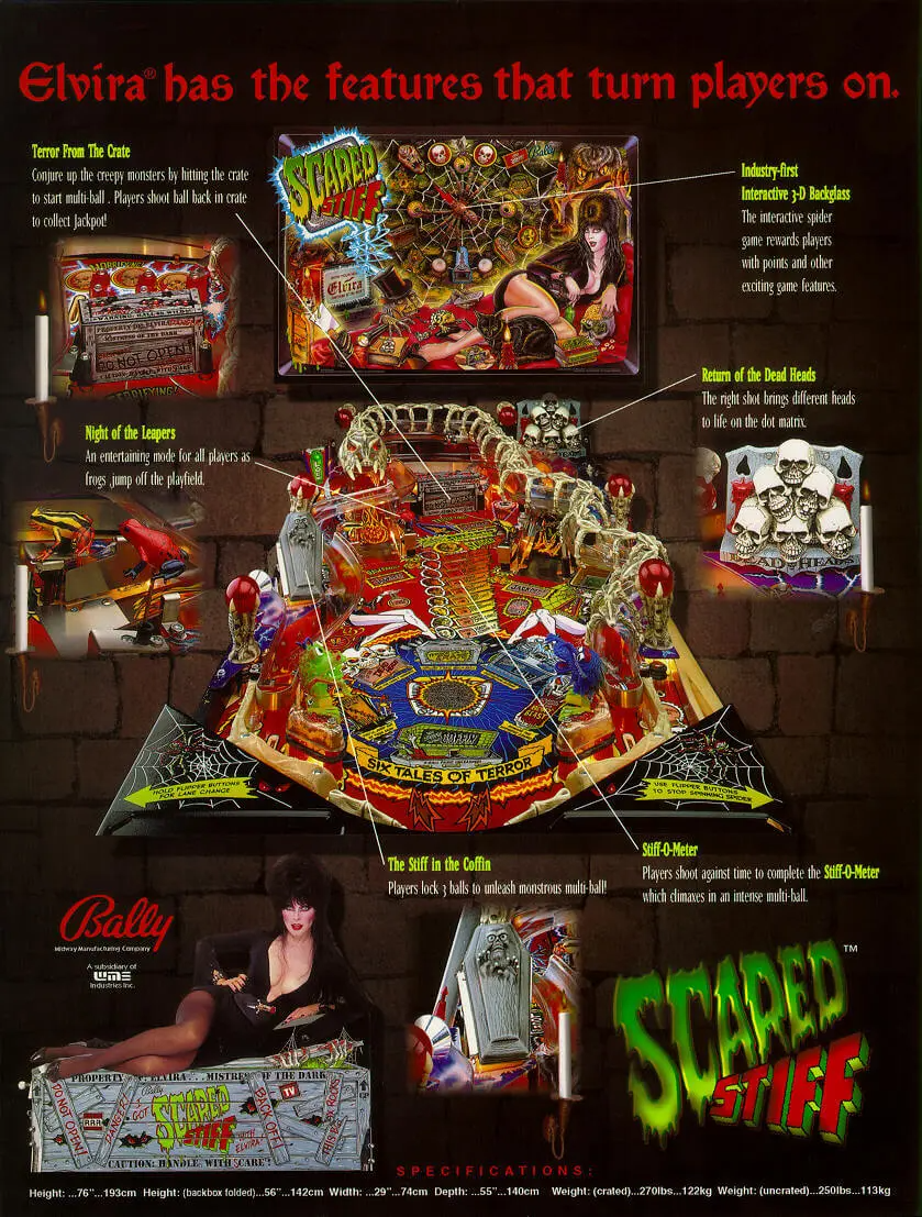 Scared Stiff Pinball Machine