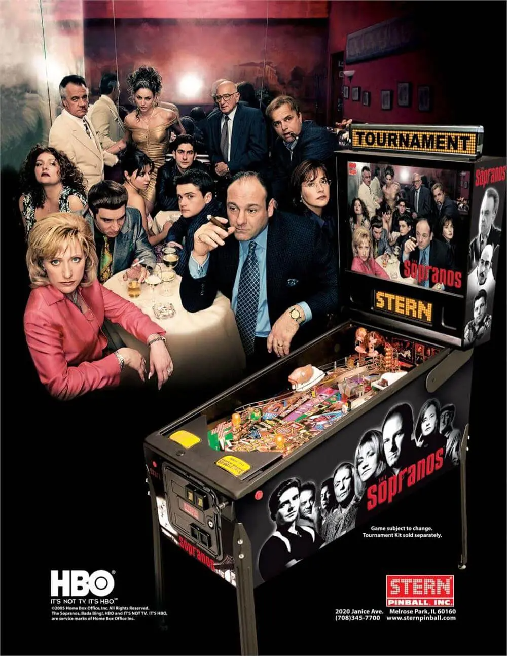 Sopranos Pinball Machine