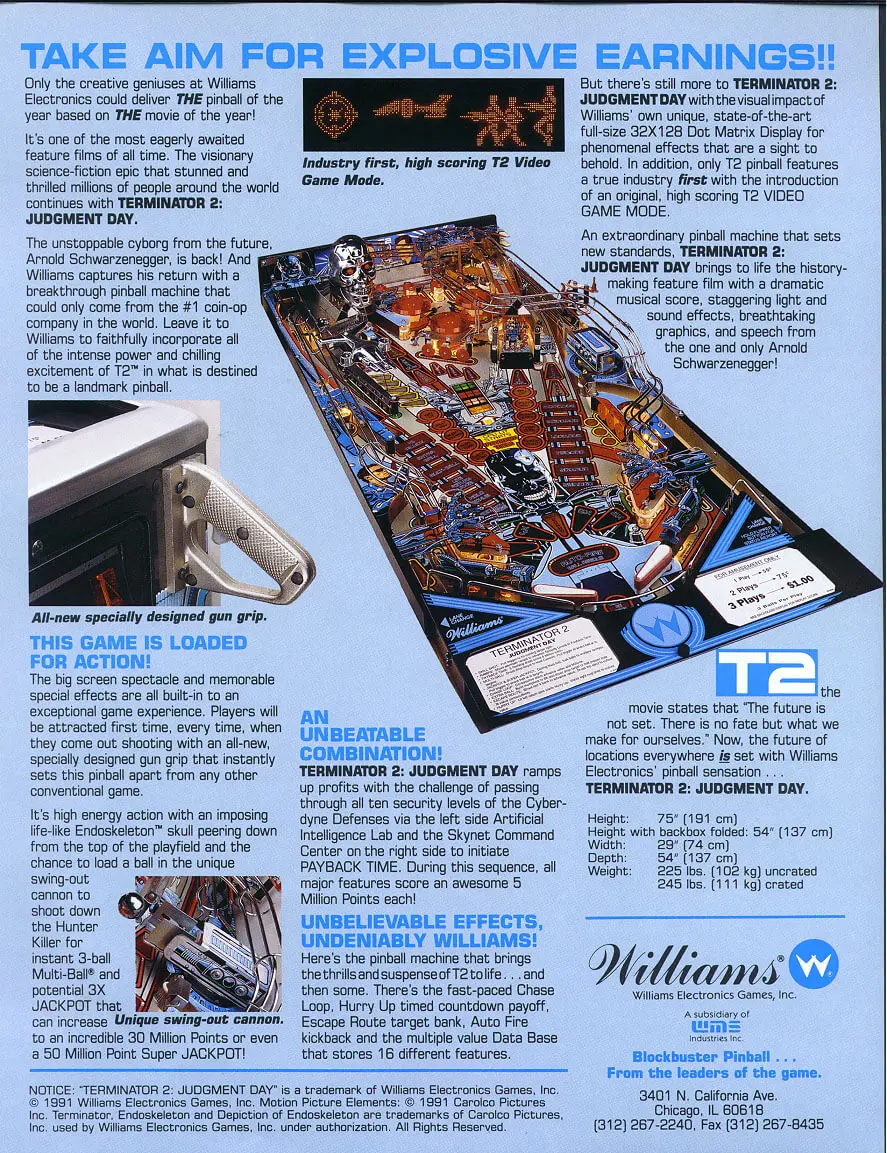 Terminator 2 Pinball Machine - Image 4