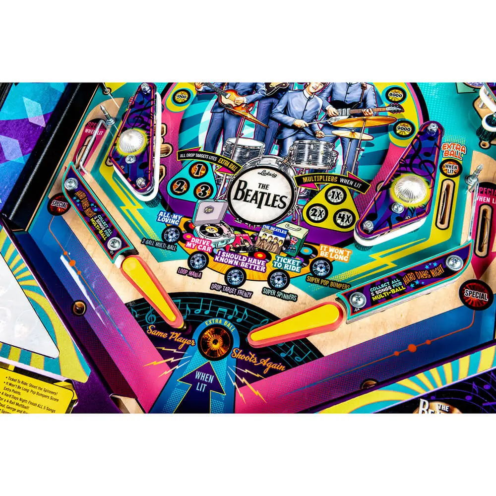 The Beatles Gold Edition Pinball Machine - Image 11