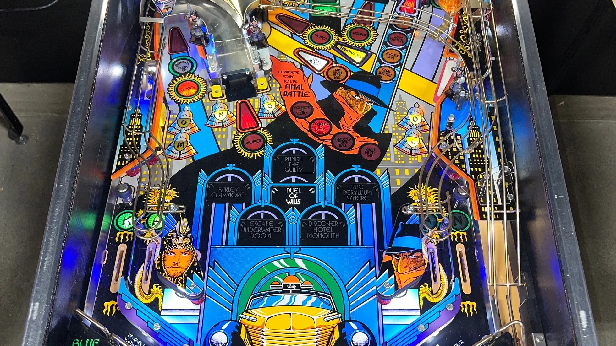 The Shadow Pinball Machine by Bally