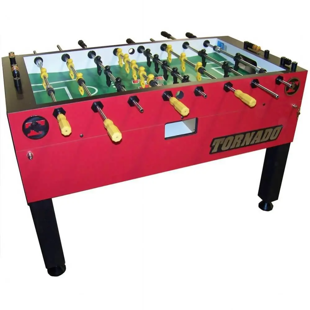Tornado T-3000 Tournament Foosball Table in Crimson Red - Image 3