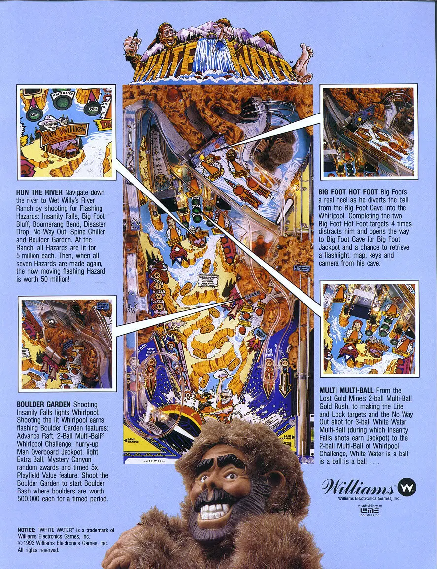 White Water Pinball Machine - Image 3