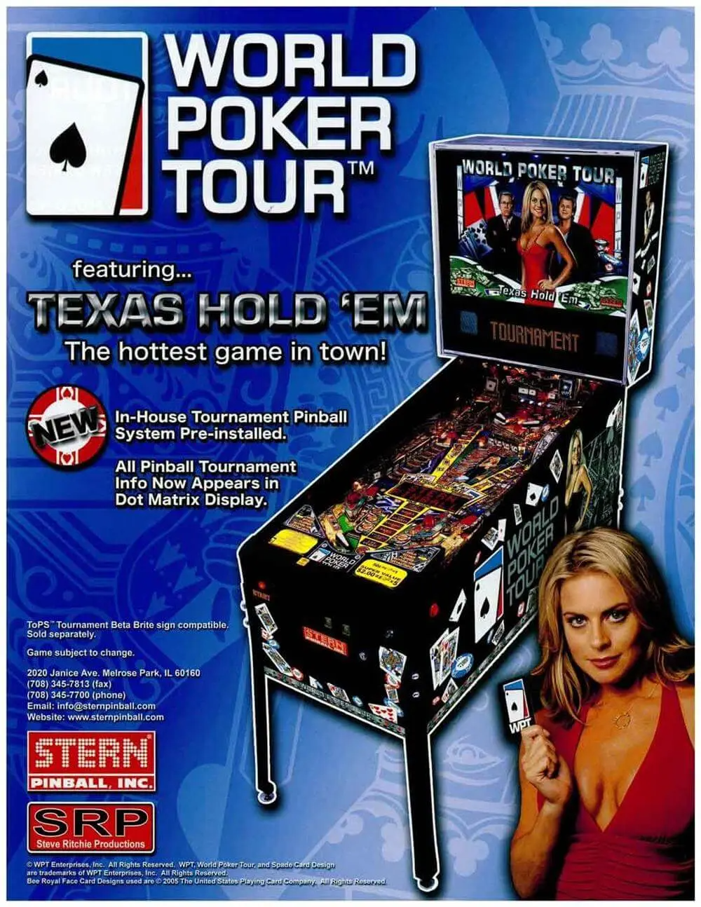 World Poker Tour Pinball Machine - Image 7