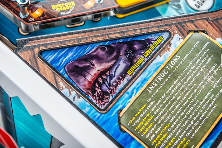 JAWS Limited Edition Star Pinball Pinball Machine - Image 9