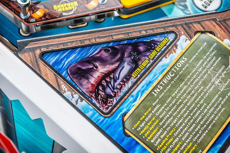 JAWS Limited Edition Star Pinball Pinball Machine