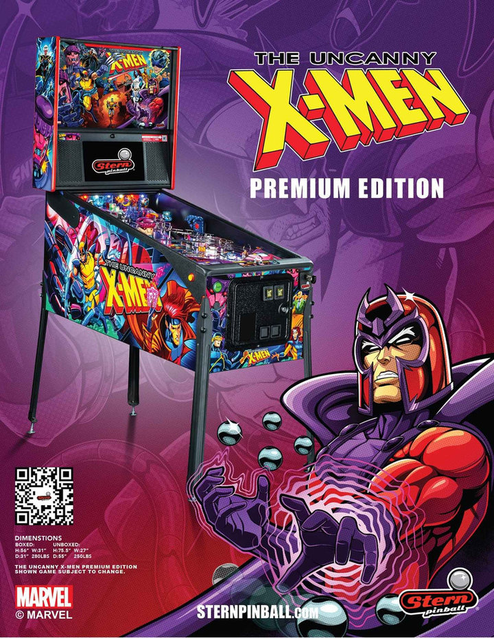 The Uncanny X-Men Premium Star Pinball Pinball Machine - Image 5