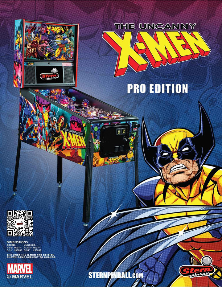 The Uncanny X-Men Pro Star Pinball Machine - Image 4